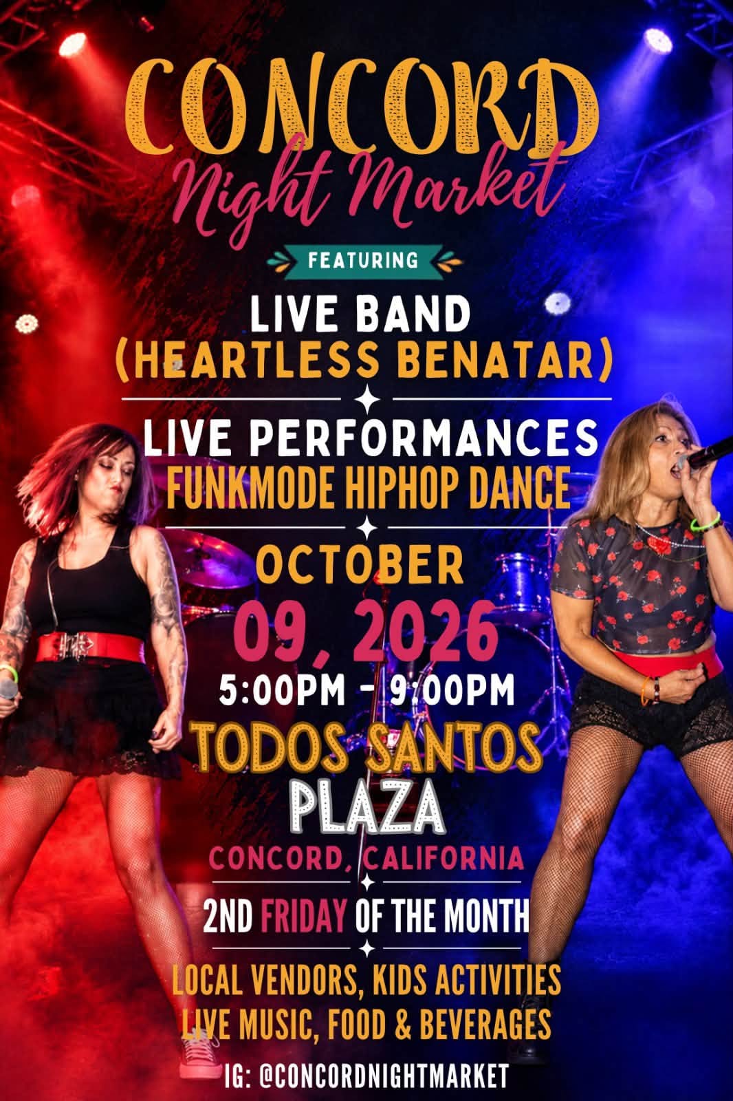 Concord Night Market featuring Heartless Benatar & Funkmode Hiphop Dance
